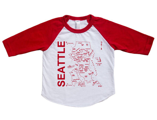 Seattle Baby Baseball Tee