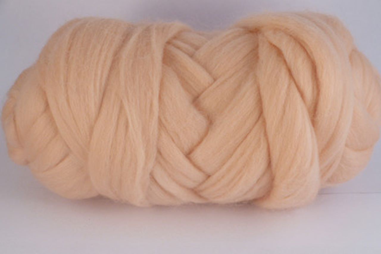 Paperbark Grey Merino Wool Roving
