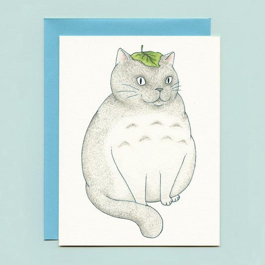 My Neighbor Kitty Cat greeting card