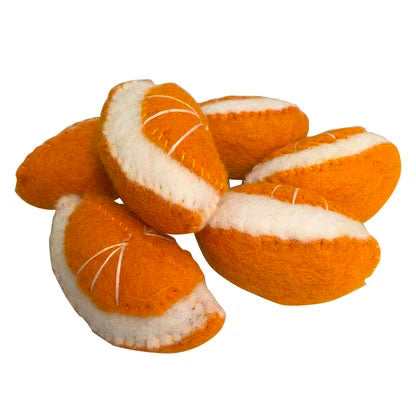 Wool Felt Orange Slices