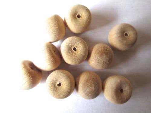 Mini wooden apples