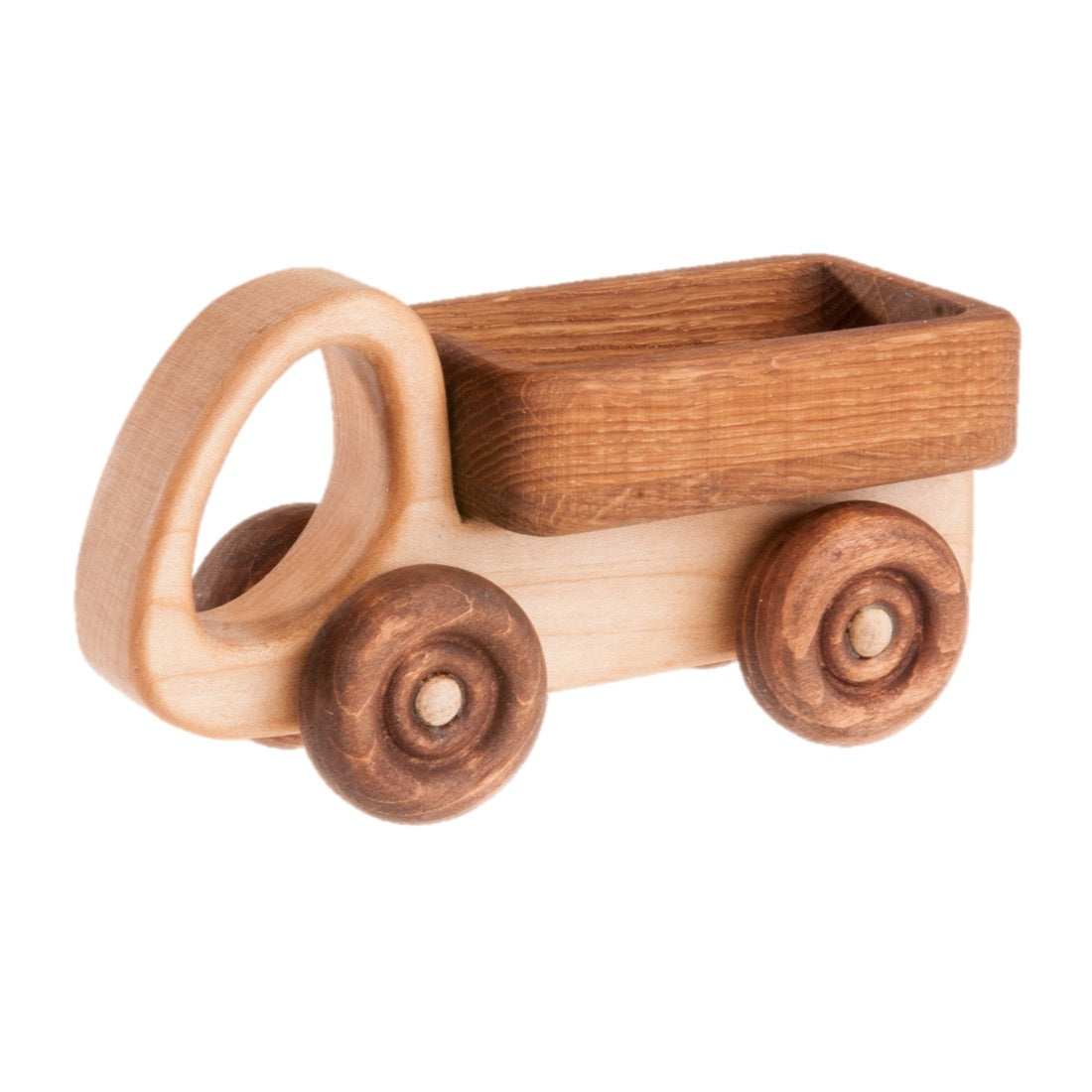 Wooden toy truck