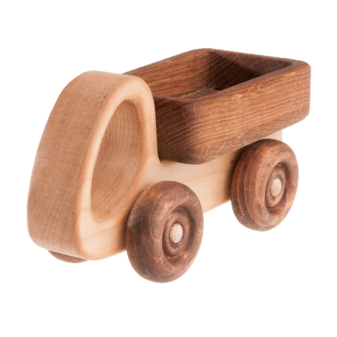 wooden toy truck front