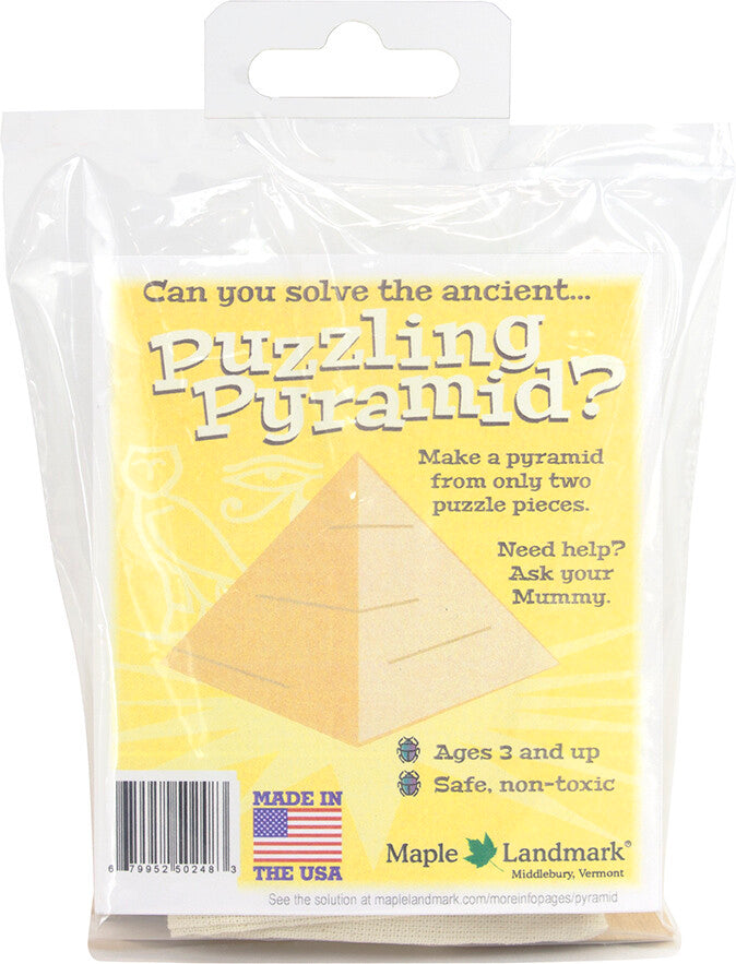 Pyramid Puzzle with Packaging