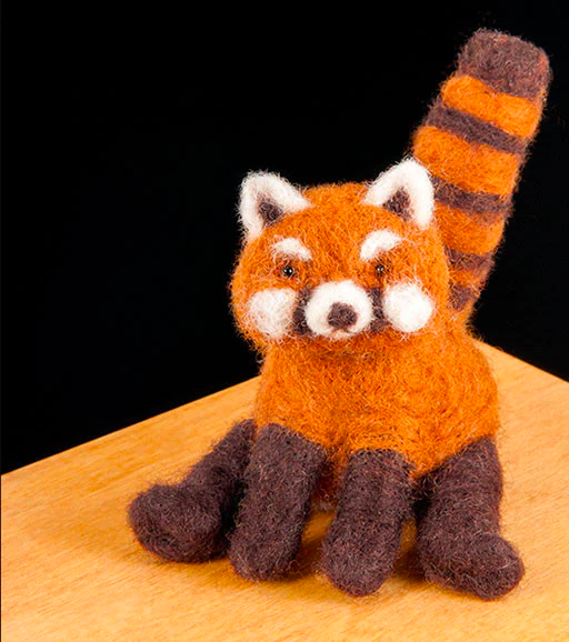 Red Panda Wool Felting Craft Kit