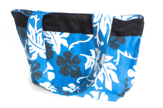 Blue Hawaiian Diaper Bag - Large