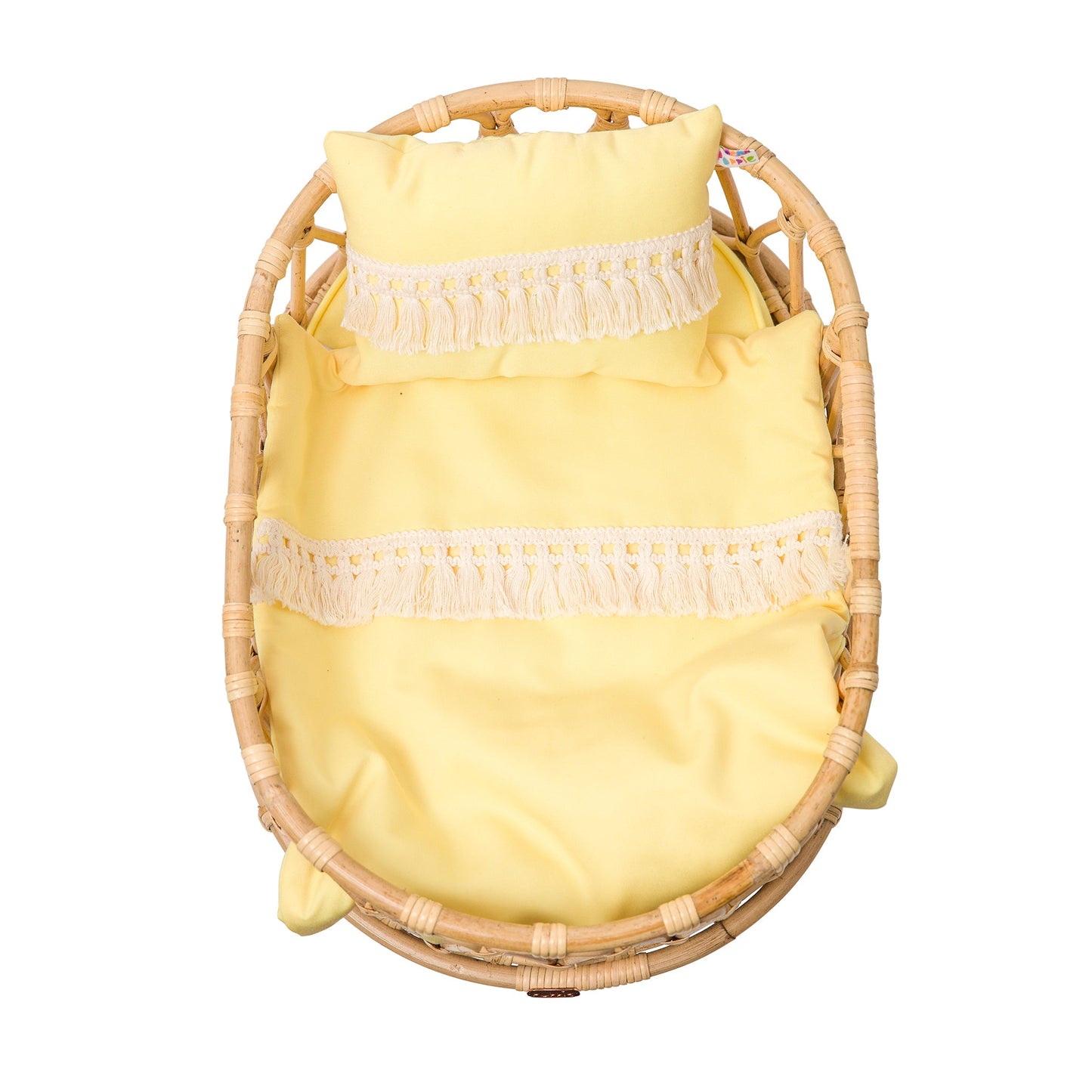 Poppie Crib + Bedding Set Yellow